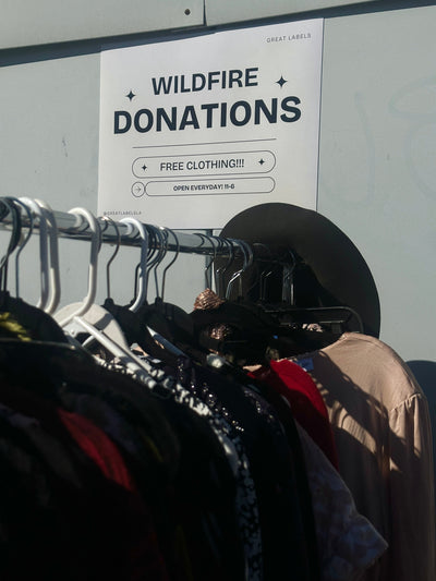 LA Wildfire Clothing Drive at Great Labels - DONATIONS & PICK UP